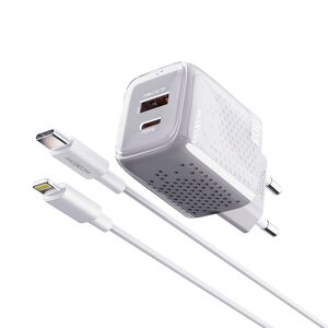 Kucni punjac Moxom MX-HC206 18W FAST PD 20W Type C na lightning sivi (MS).