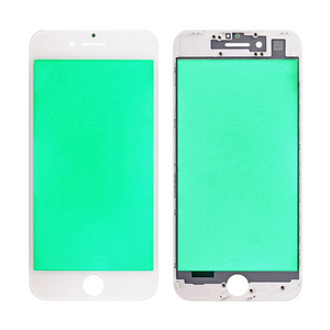 Staklo touchscreen-a+frame za Iphone 8 belo AAA RW.