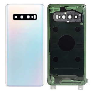 Poklopac za Samsung G975/Galaxy S10 Plus Prism beli + staklo kamere (NO LOGO).