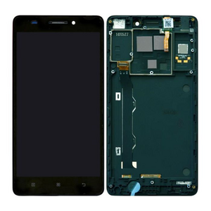 LCD displej za Lenovo A7000 + Touch screen + frame crni.