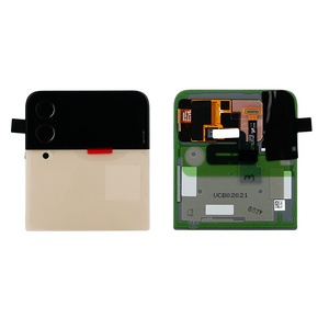 Prednji LCD displej za Samsung F721/Galaxy Z Flip 4 + touch screen + frame Rose Gold Service Pack ORG/GH97-27947C.