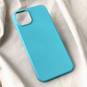 Maska / futrola Teracell Soft Velvet za iPhone 15 Plus mint.