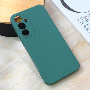 Silikonska maska / futrola Teracell Giulietta za Samsung A356 Galaxy A35 5G 5G mat zelena.