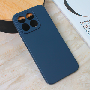 Silikonska maska / futrola Teracell Giulietta za Huawei Honor X8b mat tamno plava.