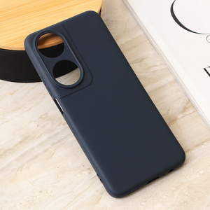 Silikonska maska / futrola Teracell Giulietta za Huawei Honor X7b mat tamno plava.