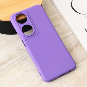 Silikonska maska / futrola Teracell Giulietta za Huawei Honor X7b mat ljubicasta.