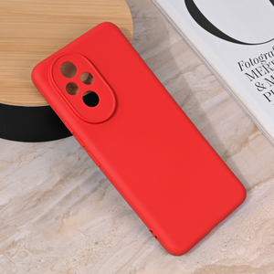 Silikonska maska / futrola Teracell Giulietta za Huawei Honor 200 mat crvena.