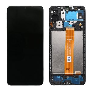 LCD displej za Samsung A125 Galaxy A12 Nacho (GH82-26486A) + touchscreen + frame crni FULL original-SP.