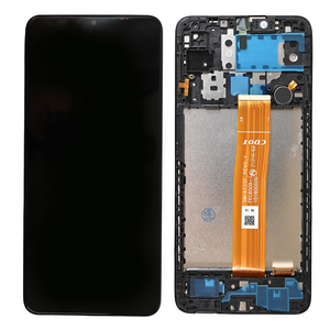 LCD displej za Samsung A125 Galaxy A12 (GH82-24490A) + touchscreen + frame crni FULL original-SP.