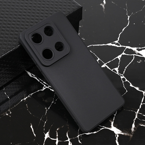 Silikonska maska / futrola Teracell Giulietta za Xiaomi Redmi Note 14S (EU) mat crna.