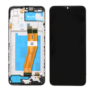 LCD displej za Samsung A035/Galaxy A03 (GH81-21626A) (161mm) + touchscreen + frame crni FULL original-SP.