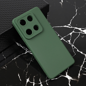 Silikonska maska / futrola Teracell Giulietta za Xiaomi Redmi Note 14S (EU) mat zelena.