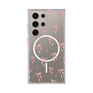 Maska / futrola print Magsafe za Samsung S928B Galaxy S24 Ultra Cute Bows.