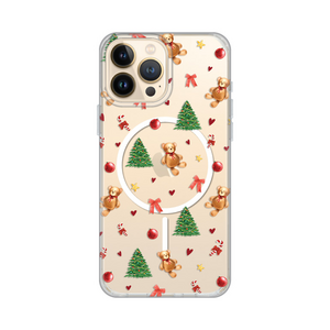 Maska / futrola print Magsafe za iPhone 13 Pro Max 6.7 Merry Bear.