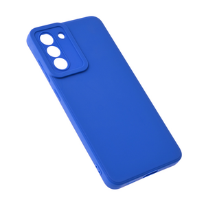 Silikonska maska / futrola Teracell Giulietta za Samsung G990 Galaxy S21 FE mat plava.