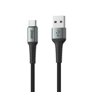 USB data kabl Superior SU-K108 pleteni Fast 27W 3A USB A na Type-C 2m crni (MS).