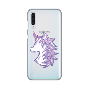Silikonska maska / futrola print ultra tanka za Samsung A307F/A505F/A507F Galaxy A30s/A50/A50s Purple Unicorn.