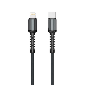 Data kabl Teracell Evolution PD Type C na iPhone 11/12/13 lightniing crni 1m.