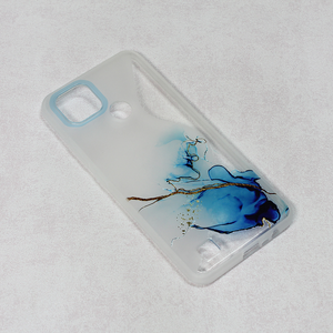 Maska / futrola Water Spark za Realme C21 tamno plava.