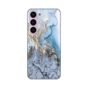 Silikonska maska / futrola print za Samsung S916B Galaxy S23 Plus Blue Gold Marble.