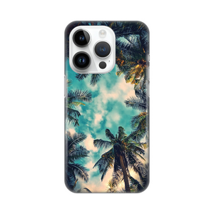 Silikonska maska / futrola print ultra tanka za iPhone 14 Pro Palm tree.
