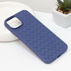 Maska / futrola Weave case za iPhone 14 plava.