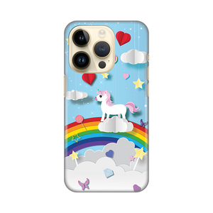 Silikonska maska / futrola print za iPhone 14 Pro Unicorn.