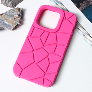 Maska / futrola Color Stone za iPhone 14 Pro pink.