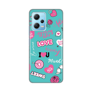 Silikonska maska / futrola print za Xiaomi Redmi Note 12 5G (EU) Love.