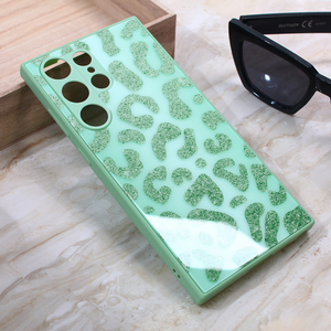 Maska / futrola Shiny glass za Samsung Galaxy S23 Ultra svetlo zelena.