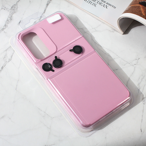 Maska / futrola Colorful and Camera glass za Samsung A245 Galaxy A24 4G roze.