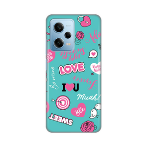 Silikonska maska / futrola print za Xiaomi Redmi Note 12 Pro 5G (EU) Love.