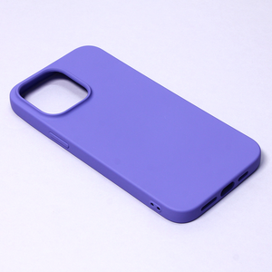 Silikonska maska / futrola Teracell Giulietta za iPhone 14 Pro Max 6.7 mat ljubicasta.