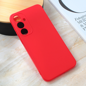 Silikonska maska / futrola Teracell Giulietta za Samsung A356 Galaxy A35 5G 5G mat crvena.