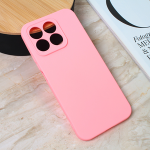 Silikonska maska / futrola Teracell Giulietta za Huawei Honor X8b mat roze.