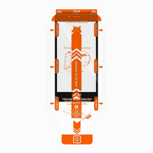 GLASS - Staklena zaštita za ekran 2.5D dust free za iPhone 7/8/SE crni.