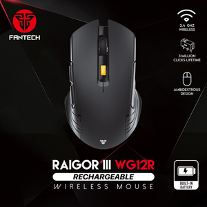 Mis Wireless Fantech WG12R raigor III crni.
