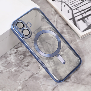 Maska / futrola Magsafe Lux za iPhone 16 6.1 svetlo plava.