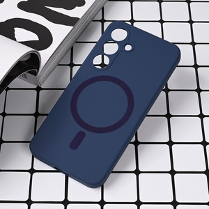 Maska / futrola Magsafe Pure color za Samsung S931 Galaxy S25 tamno plava.