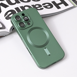 Maska / futrola Magsafe Chrome za iPhone 16 Pro zelena.