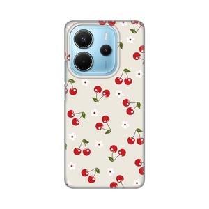 Silikonska maska / futrola print za Xiaomi Redmi Note 14 4G (SRB) Cherry and Flowers.