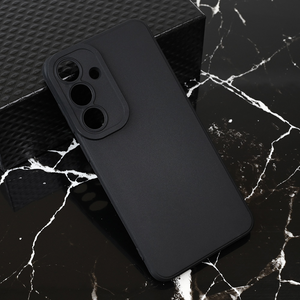 Silikonska maska / futrola Teracell Giulietta za Samsung S731B Galaxy S25 FE mat crna.