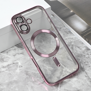 Maska / futrola Magsafe Lux za iPhone 17 6.3 roze.