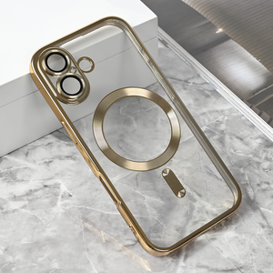 Maska / futrola Magsafe Lux za iPhone 17 6.3 zlatna.