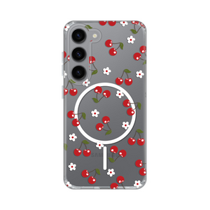 Maska / futrola print Magsafe za Samsung S911B Galaxy S23 Cute Cherries.