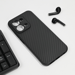 Maska / futrola Carbon fiber za Xiaomi Redmi 15C 4G EU 173mm crna.