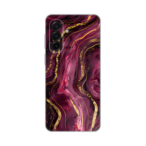 Silikonska maska / futrola print za Samsung A175 Galaxy A17 Burgundy.
