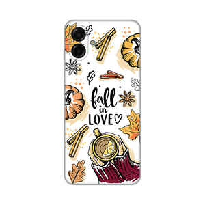 Silikonska maska / futrola print za Samsung A075F Galaxy A07 Fall in Love.