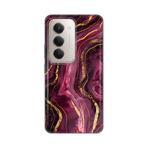 Silikonska maska / futrola print za Xiaomi Redmi 15 4G Burgundy.