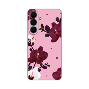 Silikonska maska / futrola print ultra tanka za Samsung S731B Galaxy S25 Fe Pink Orchid.